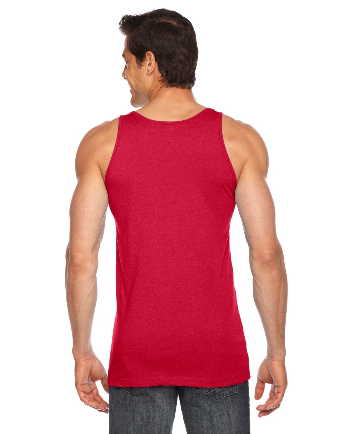 Unisex Poly-Cotton Tank - Red