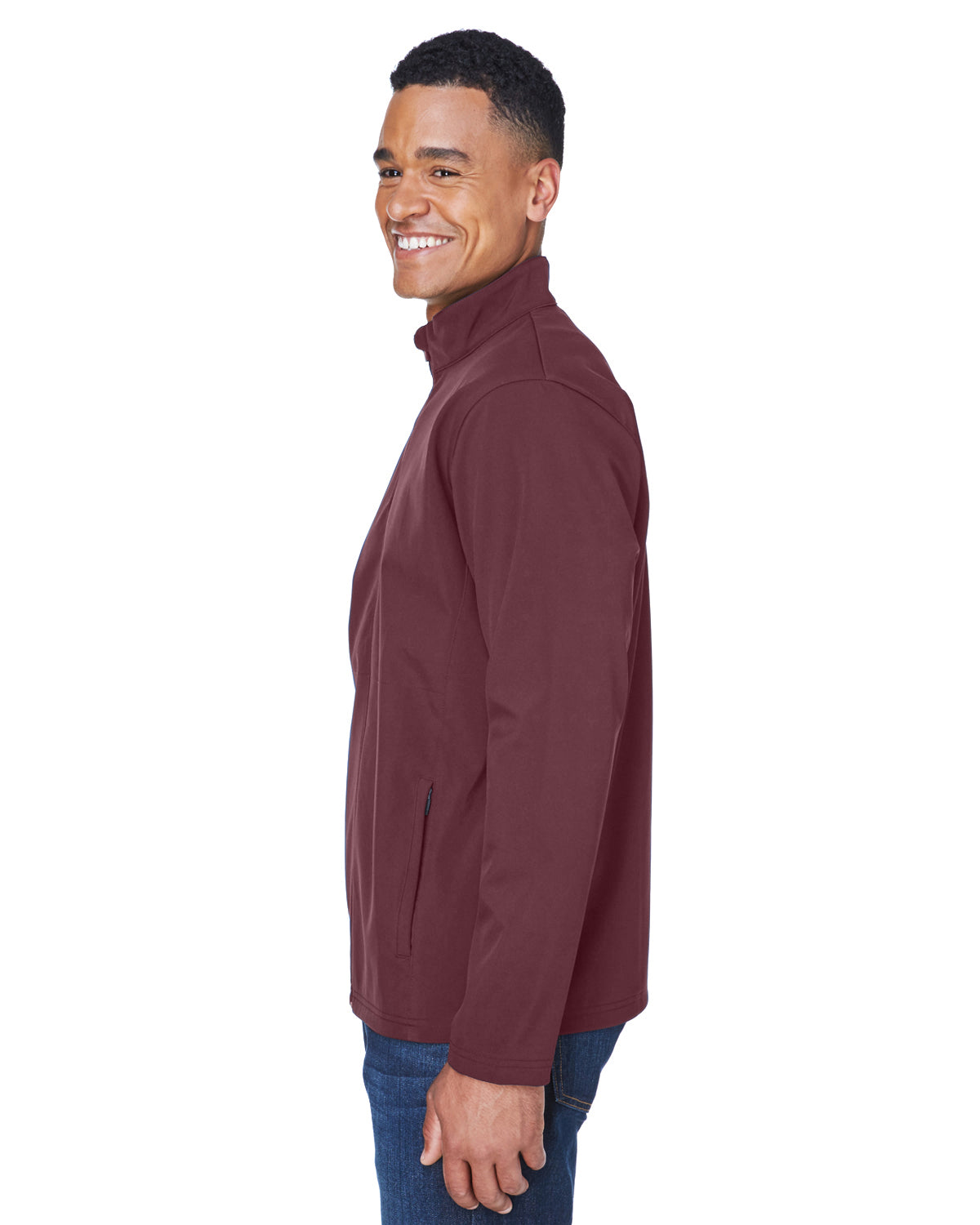 Men's Leader Soft Shell Jacket - Sport Dark Mroon