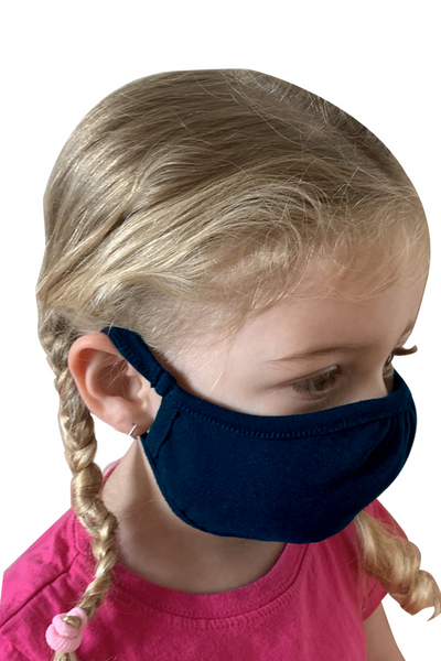 48 Pack - Next Level Youth Eco Performance Face Cover - Midnight Navy