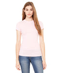 Women's Sheer Mini Rib Short-Sleeve T-Shirt - Pink