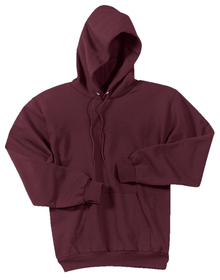 Unisex Core Fleece Pullover Hoodie - Maroon