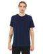 Bella + Canvas 3650 - Unisex Poly-Cotton Short-Sleeve T-Shirt - Navy Speckled