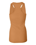 Women's Sheer Mini Rib Racerback Tank - Orange Sorbet