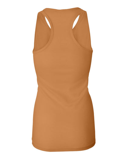 Women's Sheer Mini Rib Racerback Tank - Orange Sorbet