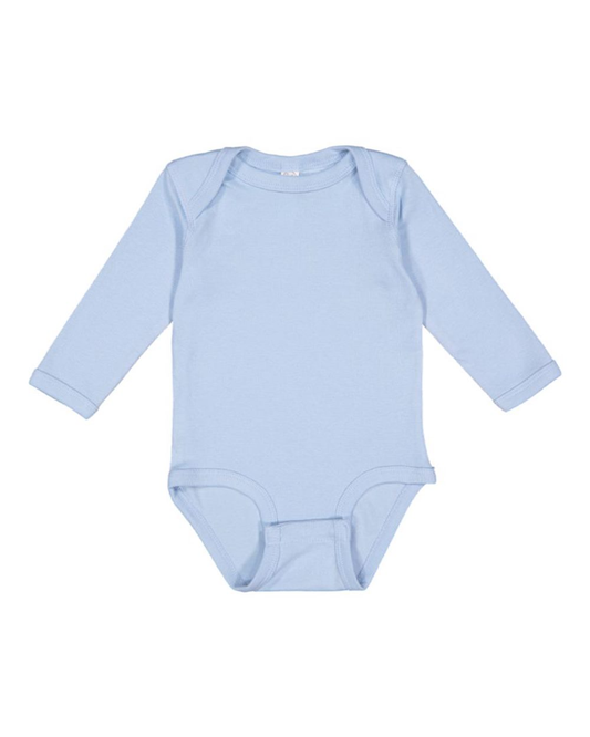 Infant Long-Sleeve Bodysuit - Light Blue