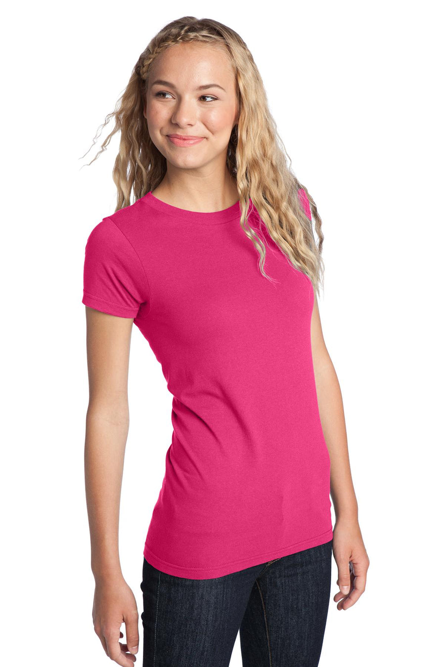 Women's Fitted The Concert Tee - Dark Fuchsia