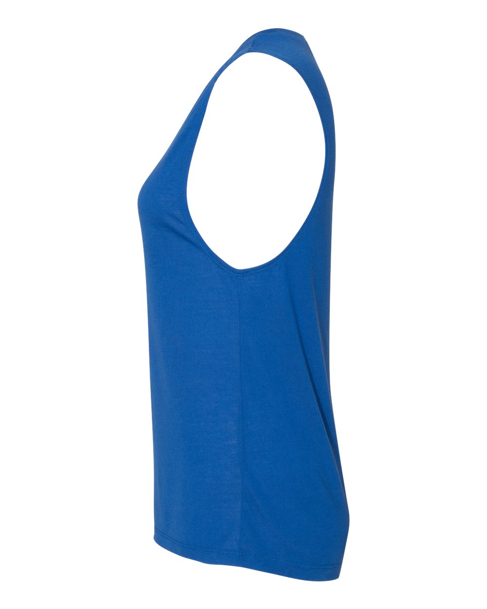 Women's Flowy Scoop Muscle Tank - True Royal
