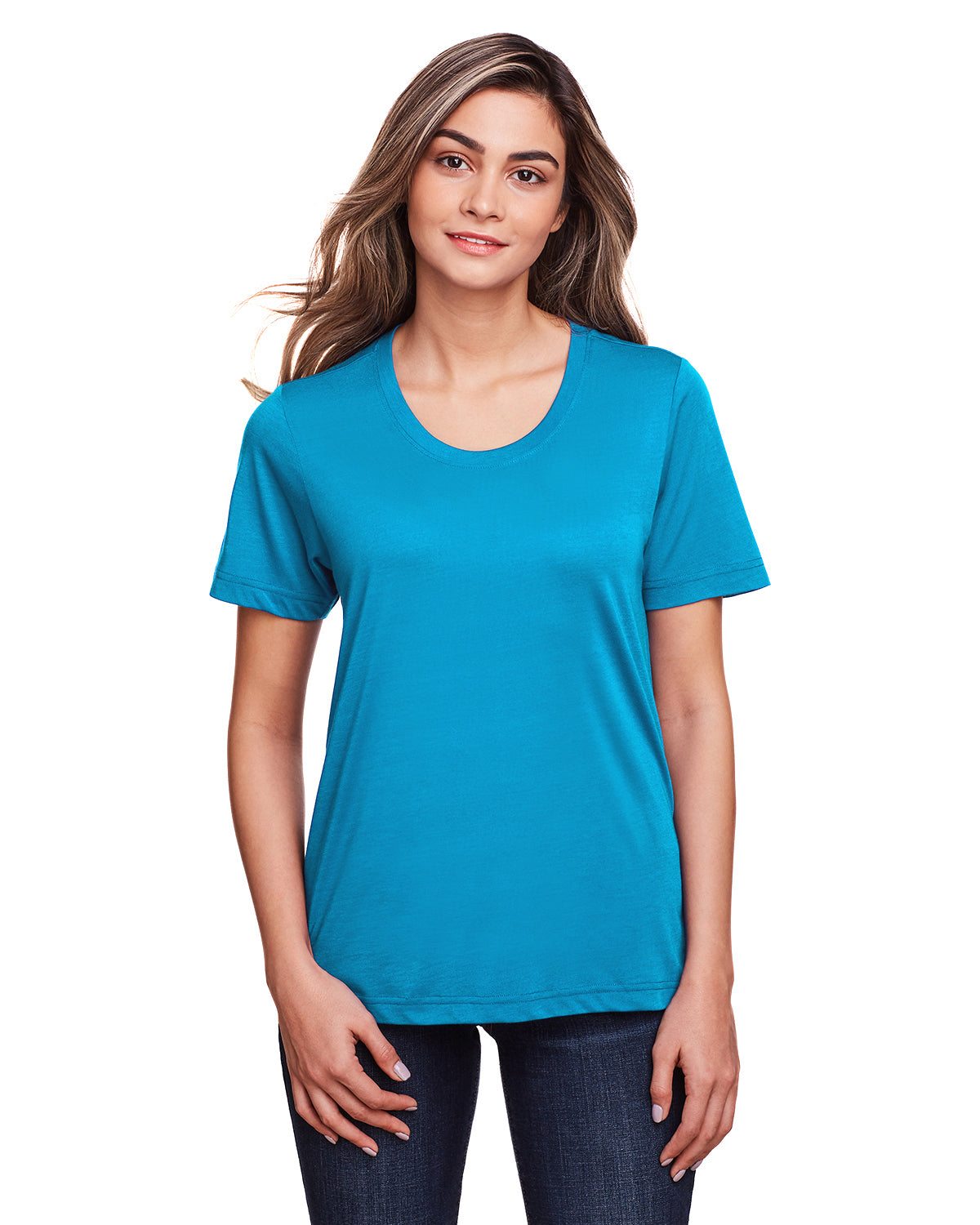 Women's Fusion ChromaSoft��� Performance T-Shirt - Electric Blue