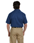 Unisex Short-Sleeve Work Shirt - Navy