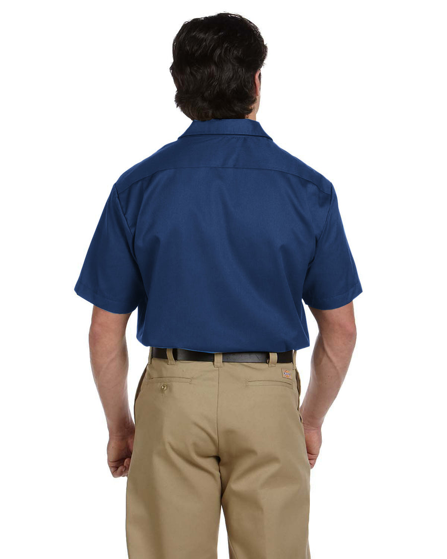 Unisex Short-Sleeve Work Shirt - Navy