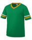 Augusta Sportswear 360 - Unisex Sleeve Stripe Jersey - Kelly / Gold / White