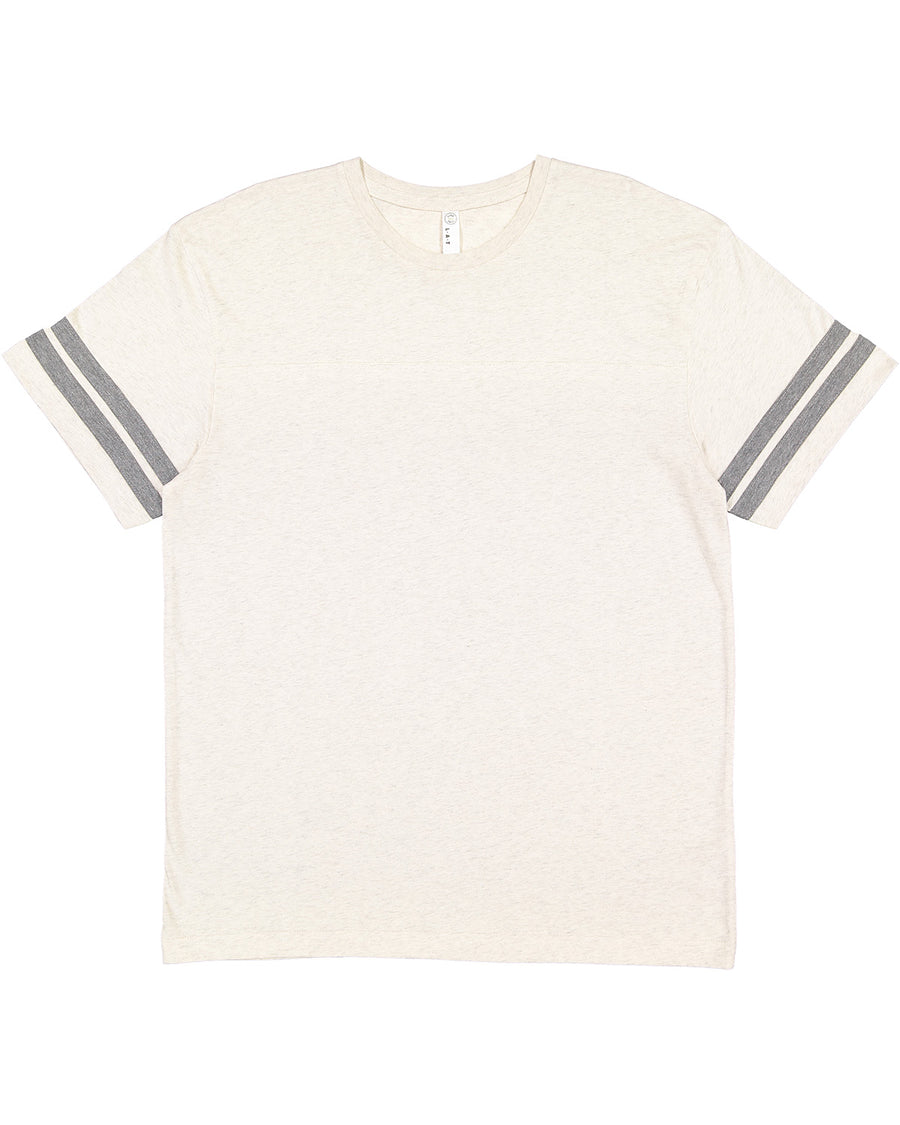 Men's Football T-Shirt - Natural Heather / Granite Heather
