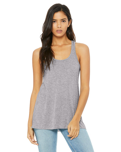 Women's Flowy Racerback Tank - Heather Athletic