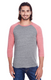 Threadfast Apparel 302G - Unisex Triblend 3/4-Sleeve Raglan - Gray / Red Triblend