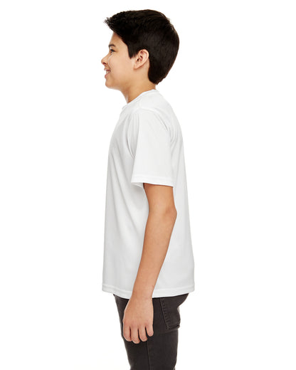 Youth Cool & Dry Sport Performance Interlock T-Shirt - White