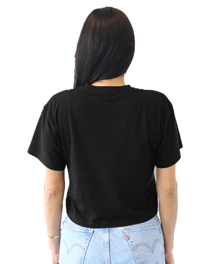 Women's Ideal Crop Tee - Black