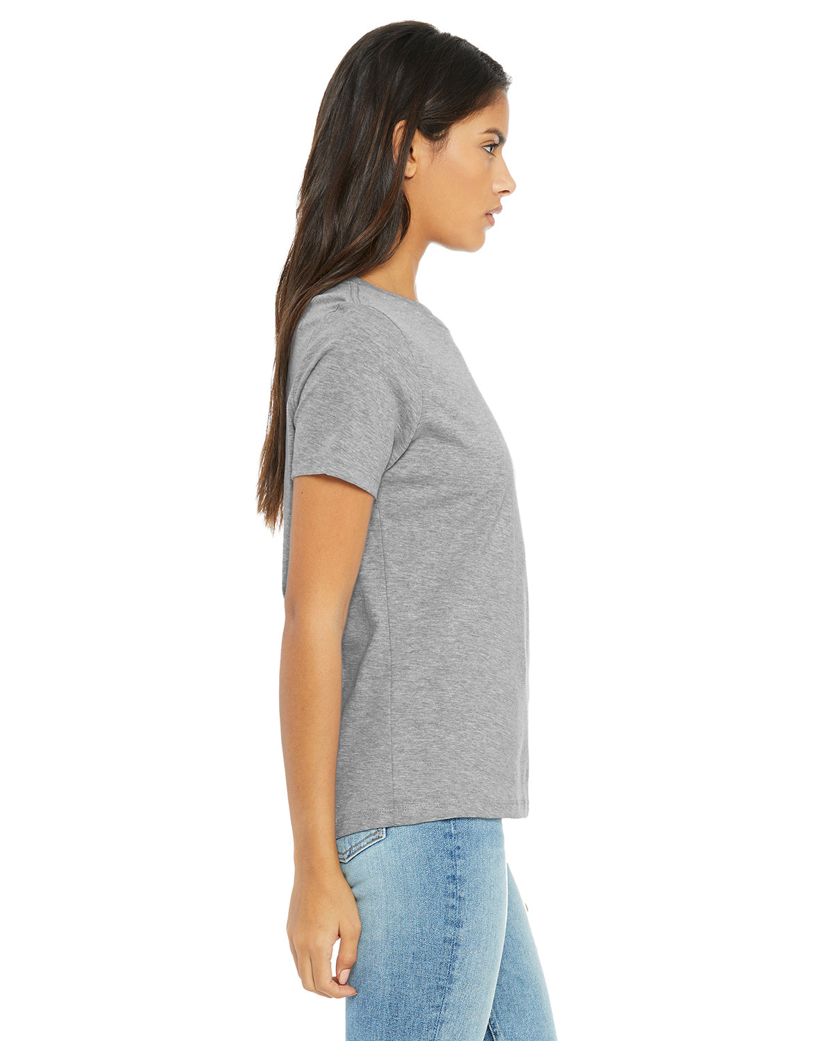 Women's Heathered Relaxed Jersey Short-Sleeve T-Shirt - Heather Athletic