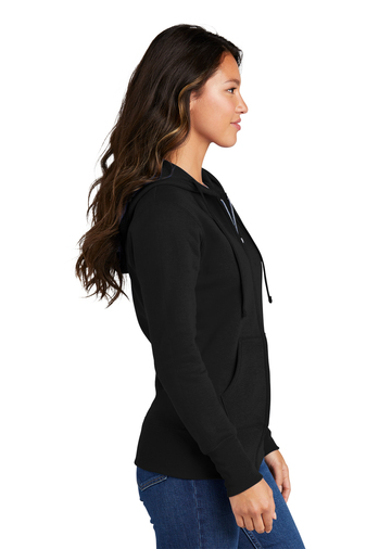 Women's Core Fleece Full-Zip Hoodie - Jet Black