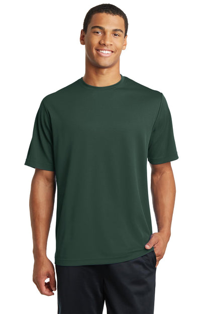Unisex PosiCharge RacerMesh Tee - Dark Forest Green