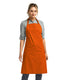 Artisan Collection by Reprime RP150 - Unisex Recycled Bib Apron - Orange
