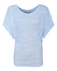 Bella + Canvas 8821 - Women's Flowy Draped Sleeve Dolman T-Shirt - Blue Marble