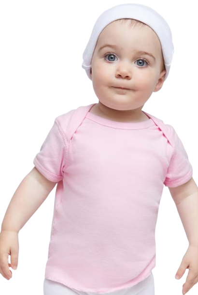 Infant Baby Rib T-Shirt - Pink