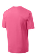 Unisex PosiCharge RacerMesh Tee - Bright Pink