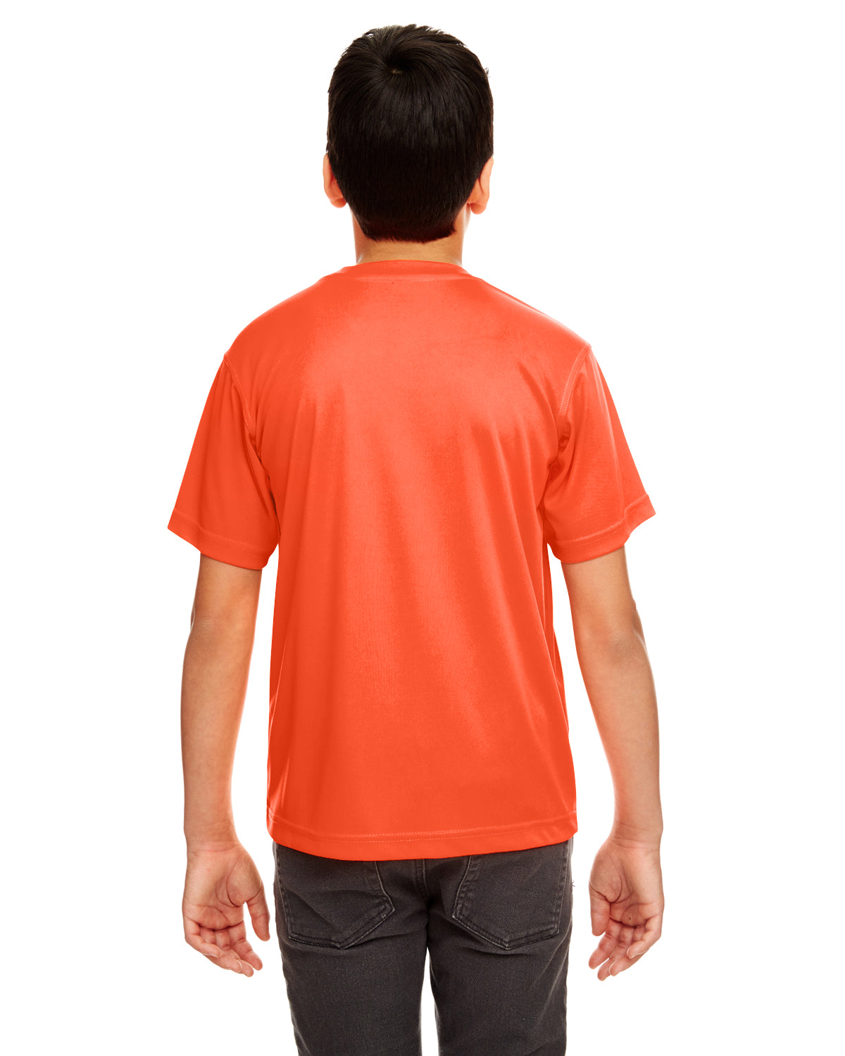 Youth Cool & Dry Sport Performance Interlock T-Shirt - Orange