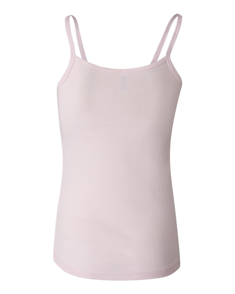 Women's Baby Rib Spaghetti Strap Tank - Pink