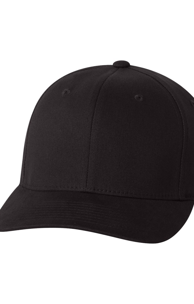 Unisex Brushed Twill Cap - Black