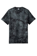Unisex Crystal Tie-Dye Tee - Black