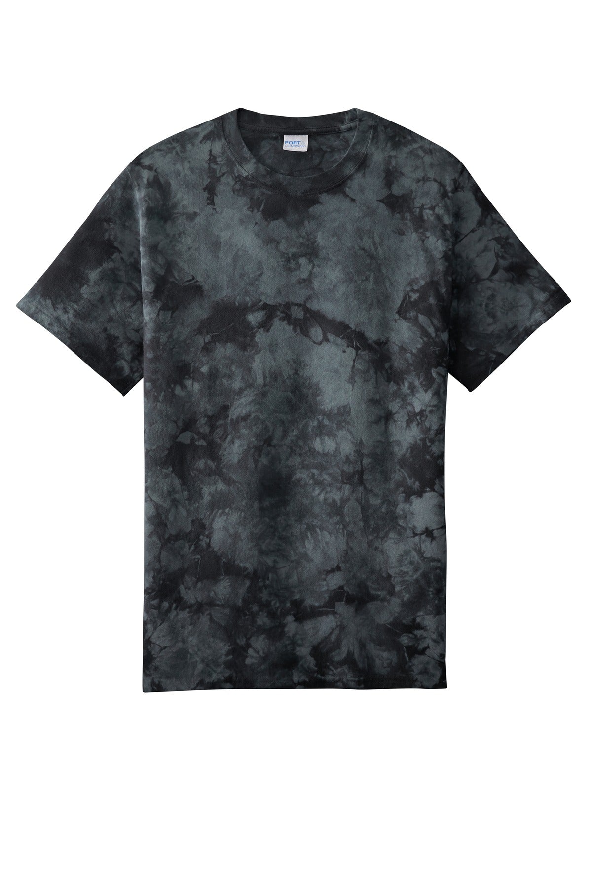 Unisex Crystal Tie-Dye Tee - Black