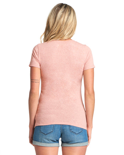 Women's Triblend Crew - Desert Pink