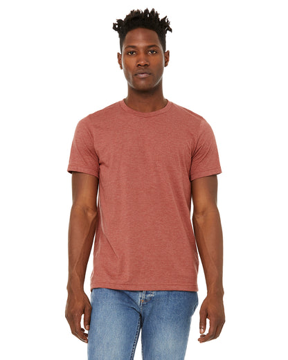 Unisex Sueded T-Shirt - Heather Clay