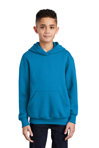 Youth Core Fleece Pullover Hoodie - Sapphire