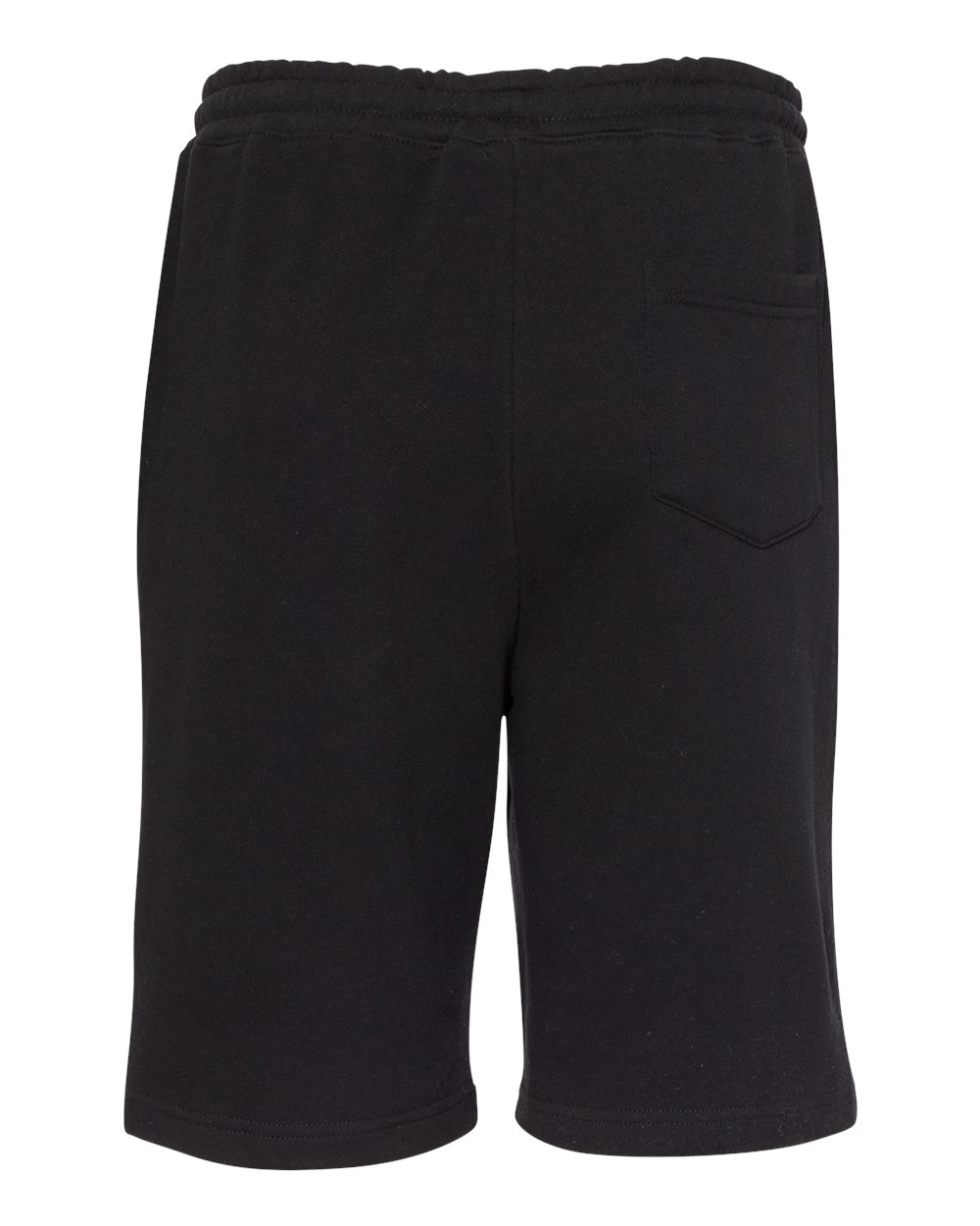 Unisex Midweight Fleece Shorts - Black