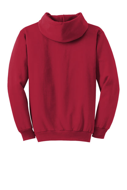 Unisex Tall Essential Fleece Pullover Hoodie - Red