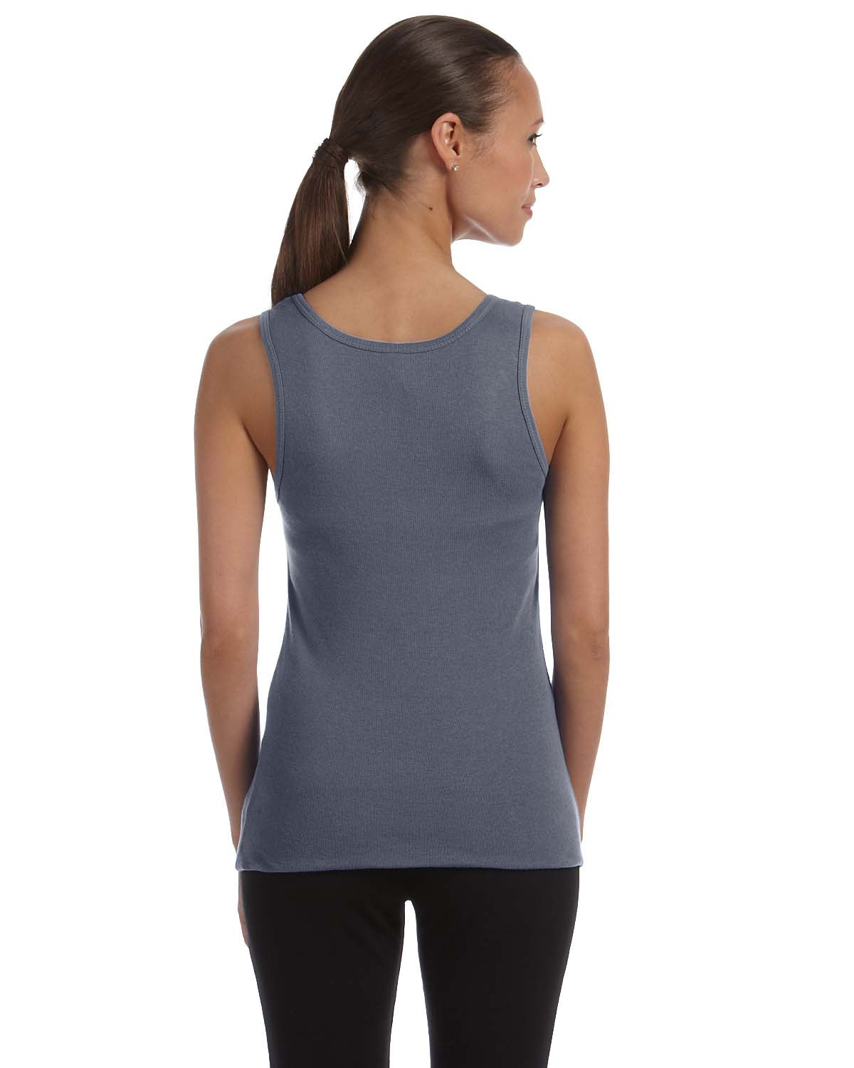 Women's Baby Rib Tank - Heather Deep