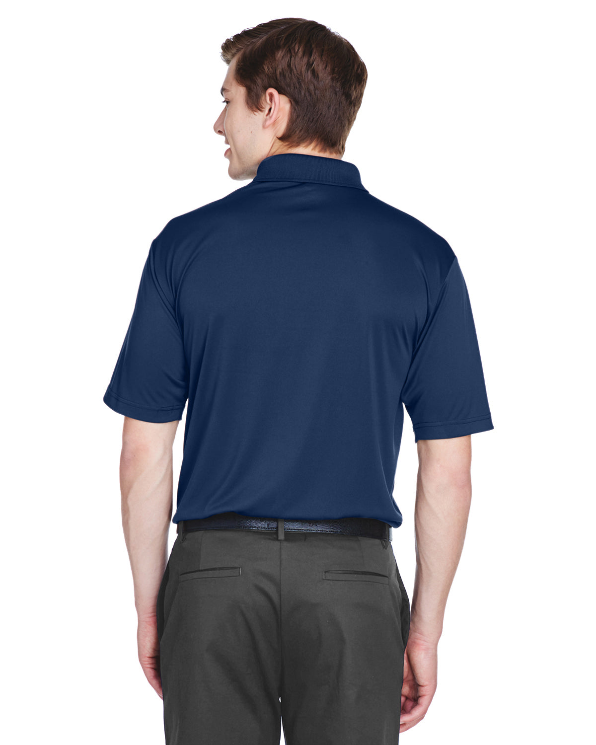 Men's Cool & Dry 8-Star Elite Performance Interlock Polo - Navy