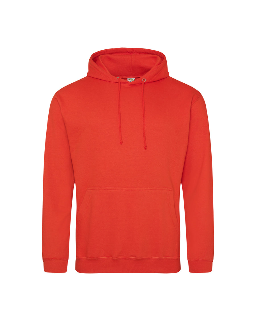Unisex 80/20 Midweight College Hoodie - Sunset Orange