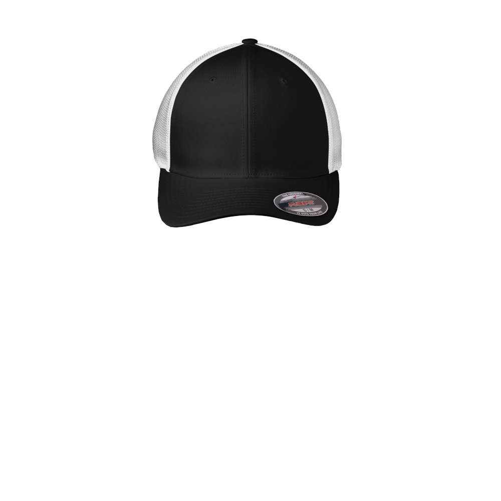 Flexfit Mesh Back Cap - Black / White