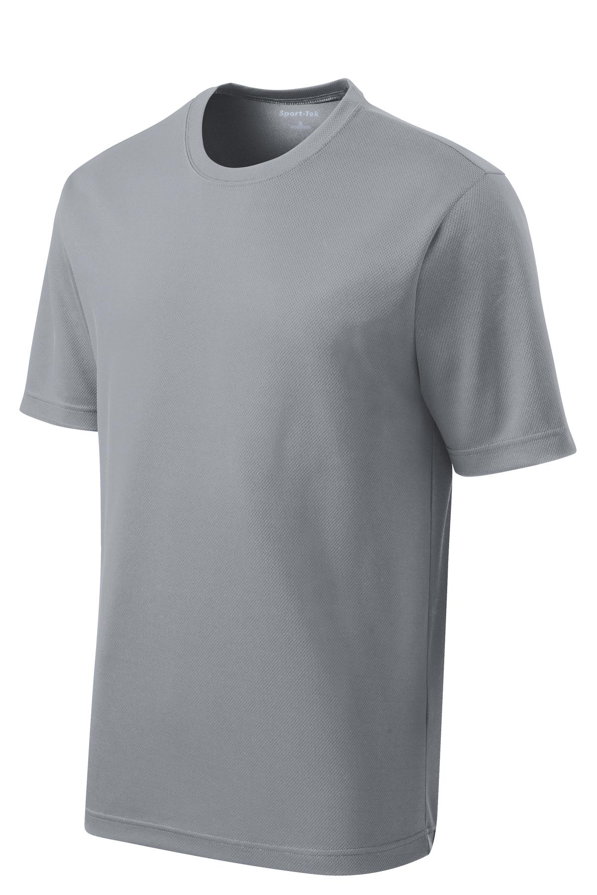 Unisex PosiCharge RacerMesh Tee - Silver
