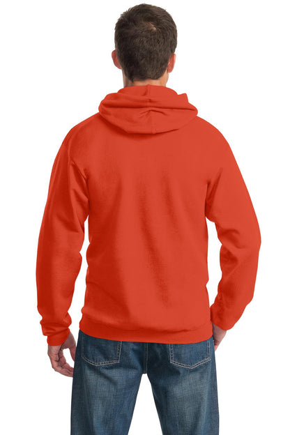 Unisex Essential Fleece Pullover Hoodie - Orange