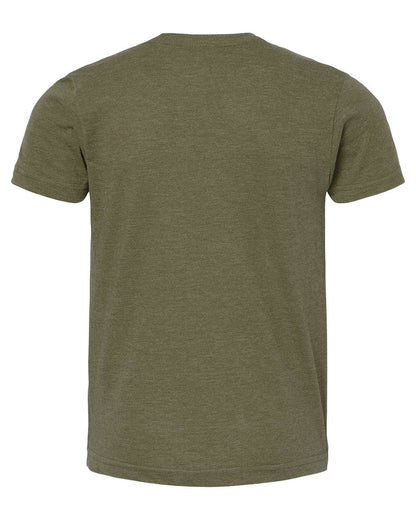 Youth Fine Jersey T-Shirt - Heather Military Green