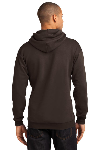 Unisex Core Fleece Pullover Hoodie - Dark Chocolate Brown