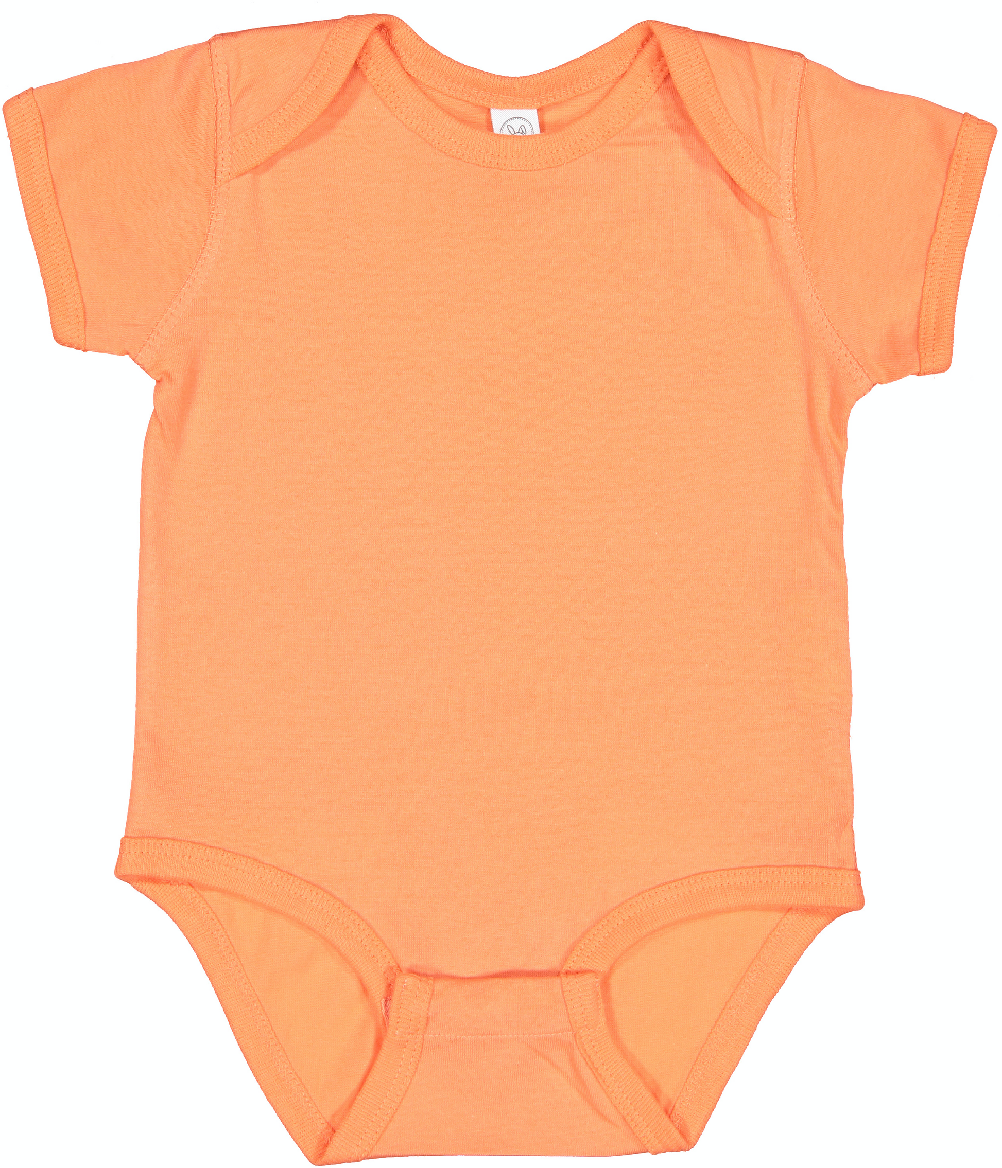 Infant Fine Jersey Bodysuit - Papaya