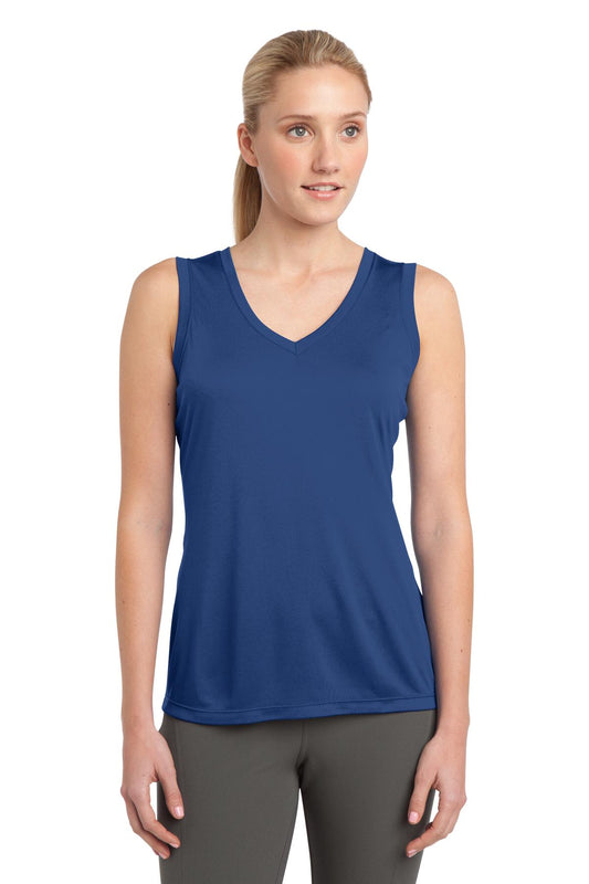 Women's Sleeveless PosiCharge Competitor V-Neck Tee - True Royal