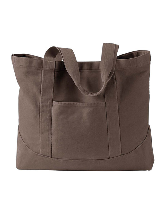 Pigment-Dyed Large Canvas Tote - Java