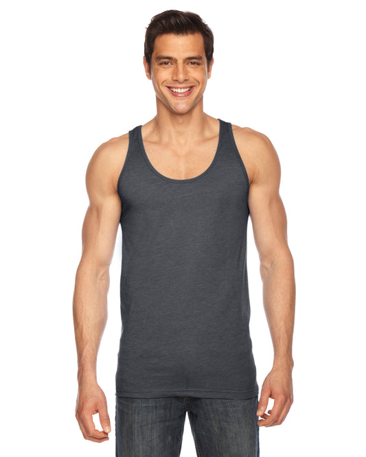Unisex Poly-Cotton Tank - Asphalt
