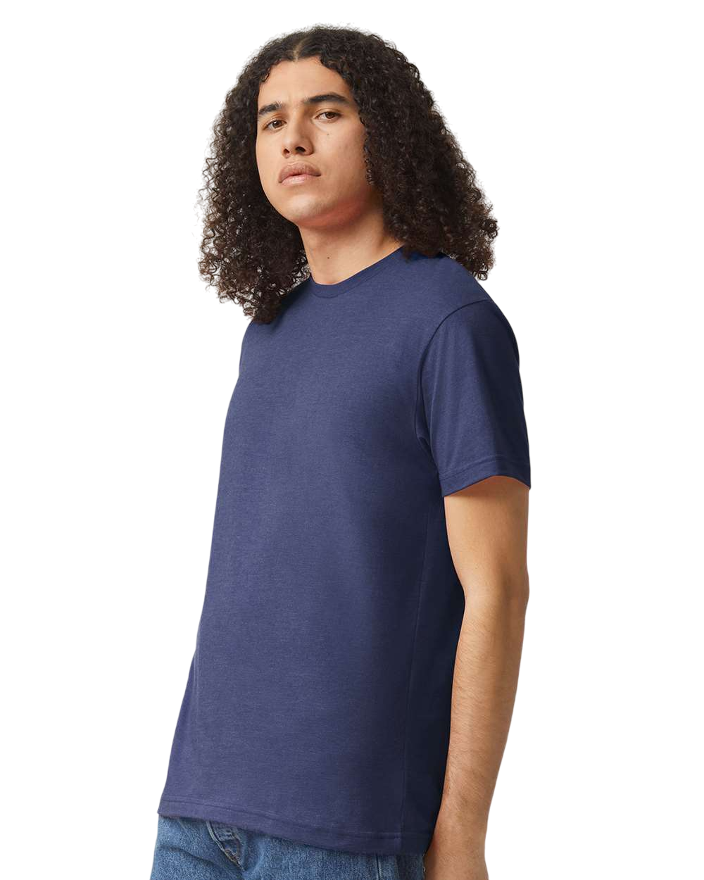 Unisex CVC T-Shirt - Heather Indigo